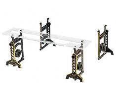 Banc de Reglage en Aluminium 1/8 Piste, Noir/Or