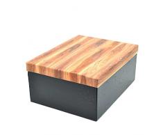 Gifts 4 All Occasions Limited SHATCHI-1266 Lot de 6 boîtes de rangement avec couvercles Bleu Shatchi 11682