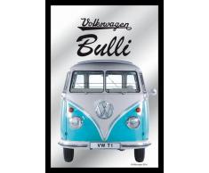 Close Up V829145 Miroir Bulli avec licence VW Noir - Version Allemande