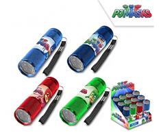 Disney- PJ Masks Lampe Torche 9 LEDs Cdu 12, PJ17004