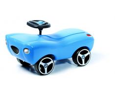 Brumee-808687 Porteur, Trotteur Smartee, Voiture Bleue, Personnalisable, Klaxon sur Le Volant, 808687