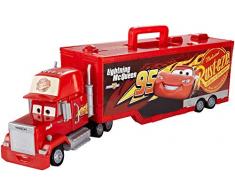 Disney Pixar Cars Véhicule Camion Transporteur Mack Rouge, Coffret de Jeu pour Transporter Jusquà 16 Voitures, Jouet pour Enfant, Fpp57