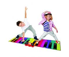 N-GEAR- Rainbow Colours Tapis Piano géant et Fun pour Enfants, NG-GPM-PIANOMAT