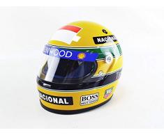 Mini Helmet- Voiture Miniature de Collection, AS-HS-1993, Jaune/Vert/Bleu