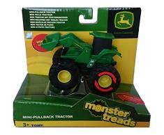 Tomy John Deere - 37650A1 - Véhicule Miniature - Modèle Simple - Monster Treads Rétrofriction - Modèle Aléatoire