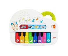 Fisher-Price GFK01 – Premier Clavier pour bébé, Piano Jouet éducatif avec chansons, Sons et Phrases à partir de 6 Mois, Langue Allemande