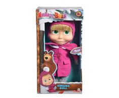 Simba 109301035 Masha et la Poupée Chanteuse Ours, 30 cm