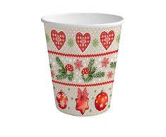 Braun & Company 3824-15517 Hot Lot de 10 gobelets pour fête Rouge