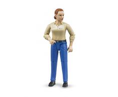 BRUDER - 60408 - Figurine Femme chatain