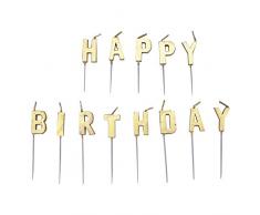 amscan 25 151 872,5 cm T-h-r-e-e Paillettes Pick Bougie