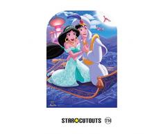 Star Cutouts SC1341 Tapis magique en carton Motif Aladdin Multicolore 130 cm