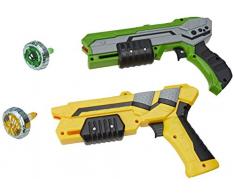 Spinner Mad by Silverlit - Un mega blaster double tir + 2 toupies LED
