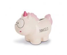 NICI 42502 Theodor Tirelire en Forme de Licorne Rose 7,5 x 12 x 16,5 cm