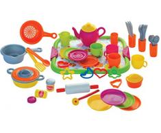 Gowi - 2050654 - Jeu Dimitation - Cuisine - Services De Dîner - Venedig - 52 Pièces