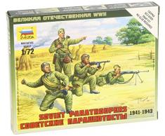 Zvezda - Z6138 - Maquette - Parachutistes Soviétiques - Echelle 1:72