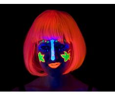 Eulenspiegel Profi-Schminkfarben GmbH Chouette Miroir 420706 – à Effet Fluo de Couleur, Blanc, 12 ML