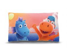 NICI 42386 Coussin rectangulaire en Noix de Coco et wokki Multicolore 43 x 25 cm