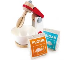 Hape- Jeu dImitation en Bois Robot de Cuisine, E3147, Blanc