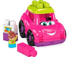 Mega Bloks First Builders Véhicule, jeu de voiture et de blocs de construction, 6 pièces, jouet pour bébé et enfant de 1 à 5 ans, GCX11