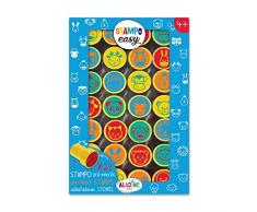 Aladine - Stampo Easy Têtes dAnimaux - Kit de Tampons Pré-encrés Couleur - Jouets et Jeux Créatifs - Boîte de 28 Tampons Encrés - Dès 4 ans