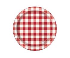Unique Party 58715 23 cm Burger Summer BBQ papier Assiettes, Lot de 8