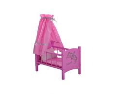 Knorrtoys 67224 Lit de bébé, Diadem Rose