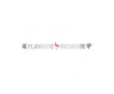 amscan 9903332 Guirlande à Suspendre Motif Flamant Rose Multicolore