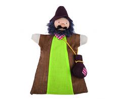 Goki - 2040589 - Marionnette À Mains en Peluche - Voleur