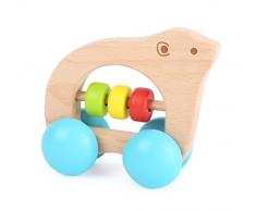 Small Foot- Hochet Ours sur roulettes, 10708