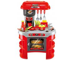 Joueco- Cuisine Electronique, BN0229362, Rouge/Gris/Noir