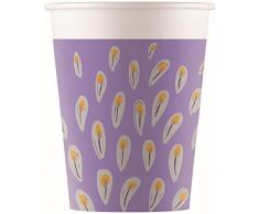 Procos 90585 Lot de 8 Mugs en Carton Violet