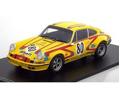 Spark- Voiture Miniature de Collection, 18S213, Jaune/Rouge