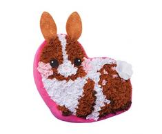 MGM - MGM77242 - Loisirs Créatifs - DIY - Coussin Lapin à Décorer - Pluschraft