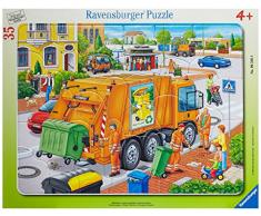Ravensburger - 06346 8 - Puzzle - Camion Poubelle