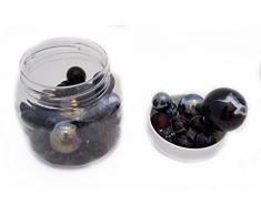 MaRécréation- Bocal Titan Priorité aux Grosses Billes, XA-5HFES-FI38, Noir