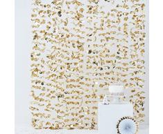 Ginger Ray Toile de fond à suspendre en aluminium doré pour décoration murale