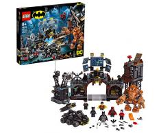 LEGO- LInvasion de La Batcave par Gueule dargile, Univers Batman avec 6 Figurines Super Heroes Jouet DC Comics Enfant, 76122, Multicolore