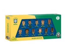 Soccerstarz - 202561 - Figurine - Sport - Pack De 11 Figurines Officielles De Léquipe De Brésil