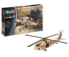 Revell hélicoptère UH-60-échelle 1/72-niveau 4/5 Maquette, 04976, Non laqué