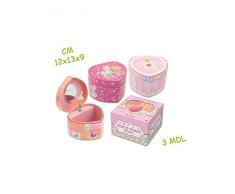 Teorema Giocattoli Théorème Jouets à Bijoux Boîte à Musique, Multicolore, 3.TE71055 - Version Italienne