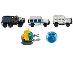 Matchbox Jurassic World coffret 5 véhicules, jouet pour enfant de petites voitures miniatures, modèle aléatoire, FMX40