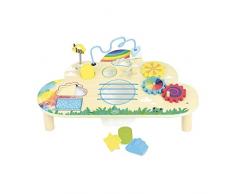 Vilac - 2459 - Table déveil arc-en-ciel - Bois avec plusieurs couleurs - 42 x 22 x 25 cm