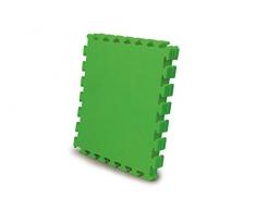 Jamara Vert 460420-Tapis Puzzle 50 x 50 cm 4pcs – Tapis de Jeu, Extensible, Surface Non Glissante, Lavable, Résistant à l‘Usure, Protection Contre Le Froid, 460420