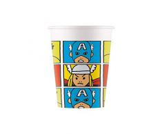 Marvel Avengers 78226 Tasse en papier Vert 200 ml 8 carats