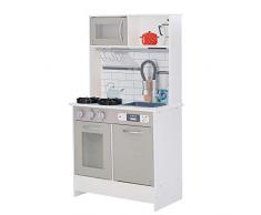 Teamson Kids-TD-12913G Jouer à la Cuisine, TD-12913G, Gris