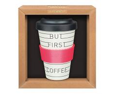 Tasse de qualité supérieure avec couvercle - Tasse à café to go - 400 ml