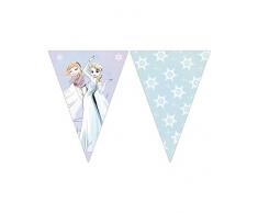 Procos 89101 Guirlande de 9 fanions Motif La Reine des neiges