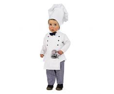 Limit Sport mb229 – Baby Costume 3 pièces de Cuisson (Pantalon de Chapeau de Chemise avec Tablier)