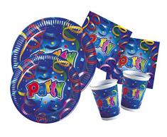 Ciao y4332 – Kit fête de Table Party Streamers, Multicolore