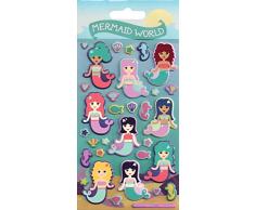 Paper Projects 01.70.19.008 Lot de stickers en forme de sirène - version anglaise